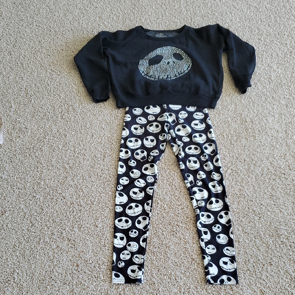 Disney Black Nightmare Before Christmas Halloween Costume Set